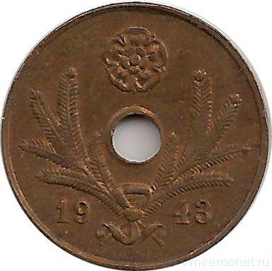 Монета 5 пенни.1943 год, Финляндия.