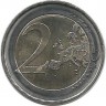 Федеральная земля Тюрингия, замок Вартбург. Монета 2 евро, 2022 год, (J) .