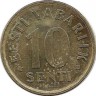 Монета 10 сенти 2006 год. Эстония.