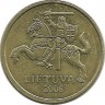 Монета 10 центов, 2008 год, Литва.