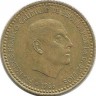 Монета 1 песета, 1966 год. (1974 г.) Испания.