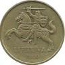 Монета 50 центов, 2000 год, Литва.