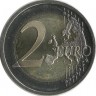 30 лет Флагу Европы. Монета 2 евро. 2015 год, Эстония. UNC.