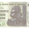 Зимбабве. Банкнота 200 000 000 долларов. 2008 год. UNC.  