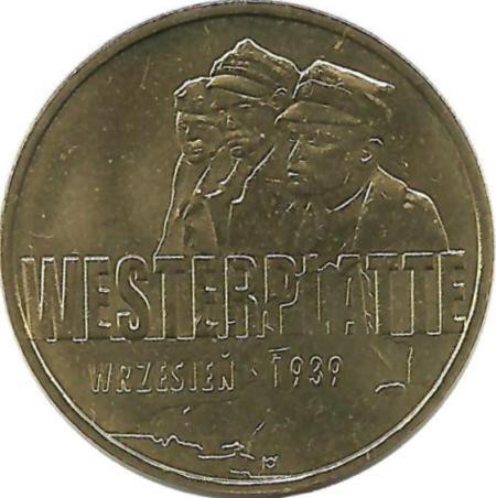 Вестерплатте, сентябрь 1939.  Монета 2 злотых, 2009 год, Польша.