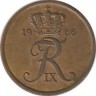 Монета 5 эре. 1966 год, Дания. C;S.
