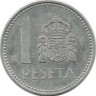 Монета 1 песета, 1984 год.  Испания.