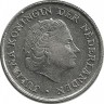 Монета 10 центов 1980 год. Нидерланды.  