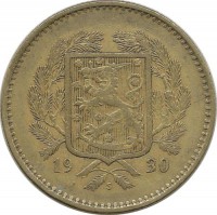 Монета 10 марок. 1930 год, Финляндия.