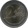 200 лет открытию Антарктиды. Монета 2 евро. 2020 год, Эстония.UNC.