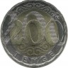 Монета 200 тенге 2021 год. Казахстан. UNC. (Латинское написание).  