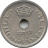 Монета 10 эре.  1947 год, Норвегия.   
