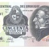 Банкнота 50 новых песо. 1989 год. Уругвай. UNC.  