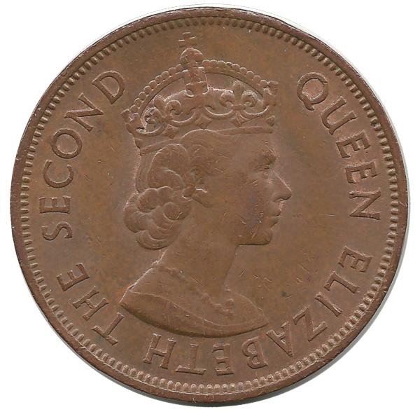 Монета 5 центов, 1978 год, Маврикий.