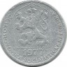 ​Монета 5 геллеров. 1977 год, Чехословакия.
