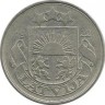 Монета 10 сантимов. 1922 год, Латвия.
