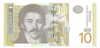 Банкнота 10 динаров. 2006 год. Сербия. UNC. 