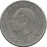 Монета 5 крон. 1969 год, Норвегия.  