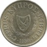 Монета 10 центов. 1998 год, Кипр.