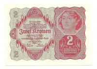 Австрия. Банкнота 2 кроны. 1922 год.  UNC.