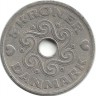 Монета 5 крон. 1995 год, Дания.  