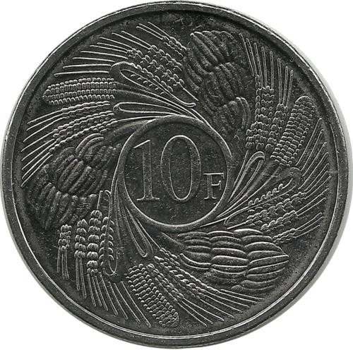 Монета 10 франков. 2011 год. Бурунди. UNC. 