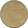 Монета 10 центов. 2004 год (G), Германия.  