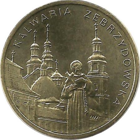 Кальвария Зебжидовска.  Монета 2 злотых, 2010 год, Польша.