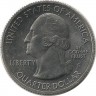 Национальный исторический памятник летчиков Таскиги. (Tuskegee Airmen). Алабама. Монета 25 центов (квотер), (S). 2021 год, США. UNC.  