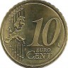 Монета 10 центов, 2011 год, Эстония. UNC.