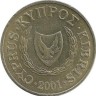 Зенон Китийский. Монета 20 центов. 2001 год, Кипр.