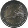 Чемпионат мира по регби. Монета 2 евро. 2023 год, Франция. UNC.