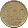 Италия. Монета 10 центов, 2006 год.  