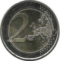 Монета 2 евро, 2011 год, Эстония. UNC.