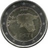 Монета 2 евро, 2011 год, Эстония. UNC.