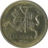 Монета 10 центов, 2010 год, Литва