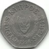 ​Похищение Европы. Монета 50 центов. 1996 год, Кипр.
