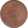 Кипр. Муфлоны. Монета 2 цента. 2008 год.  