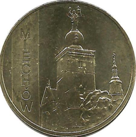Мехув. Монета 2 злотых, 2010 год, Польша.