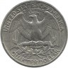 Вашингтон. Монета 25 центов. 1982 год, (Р). Филадельфия, США.