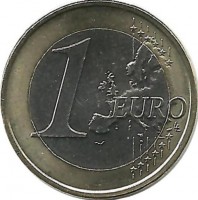 Монета 1 евро, 2015 год, Литва. UNC.