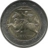 Монета 2 евро, 2015 год, Литва. UNC.