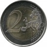 50 лет со дня рождения Филиппа VI. Монета 2 евро, 2018 год, Испания. UNC.