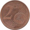Монета 2 цента, 2011 год, Эстония. 