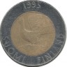 Монета 10 марок. 1995 год, Финляндия.   