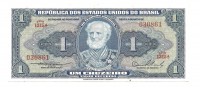 Бразилия. Банкнота 1 крузейро 1954-1958 год. 