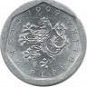 Монета 20 геллеров. 1999 год, Чехия.  