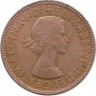 Монета 1/2 пенни 1965 год. Золотая лань. Великобритания.