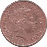 Монета 1 пенни 2014 год. Великобритания.